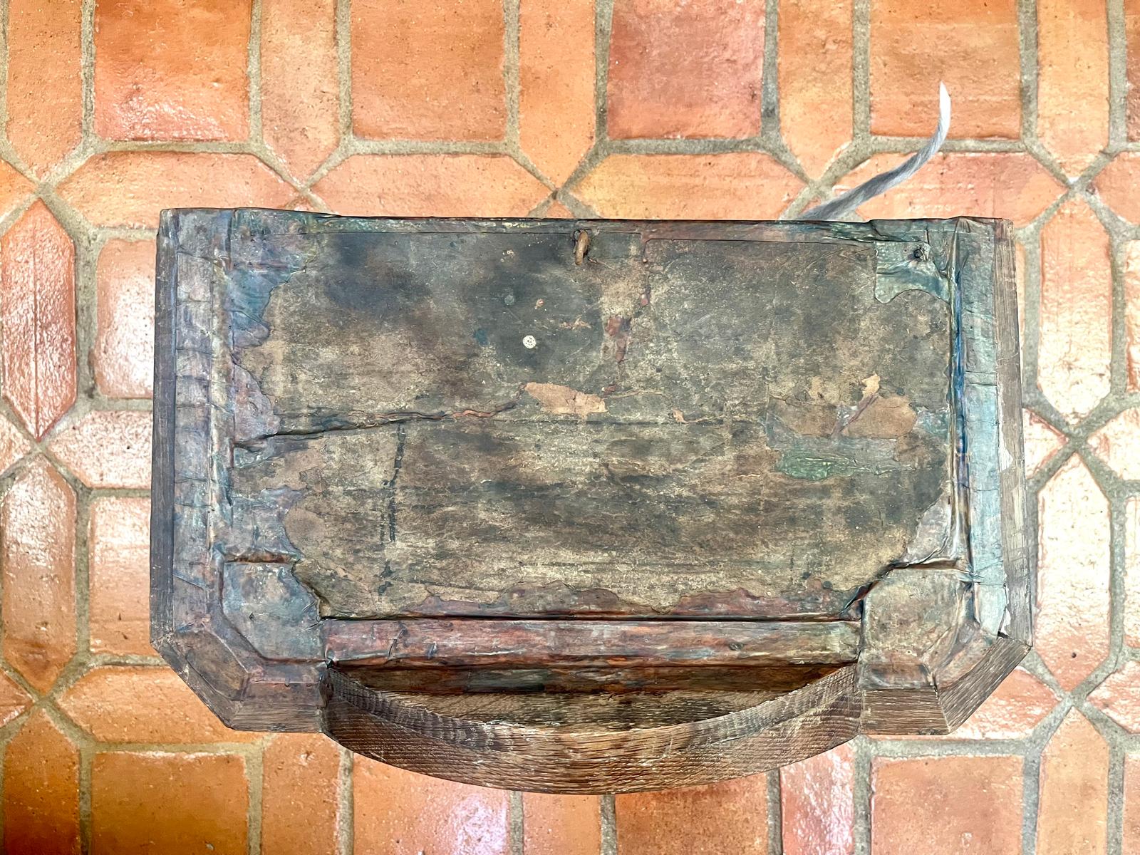 The same roof panel brought out onto the terrace tiles for a final photo record